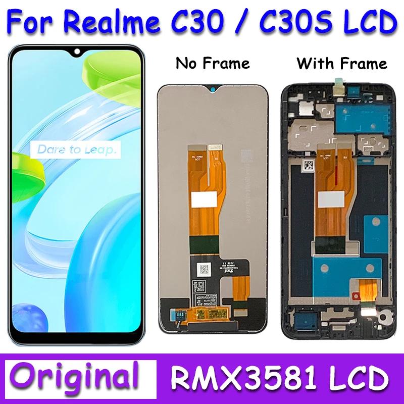 6.5  OPPO Realme C30 LCD RMX3581 RMX3623 ÷ ġ ũ, Realme C30s LCD RMX3690 ȭ ü